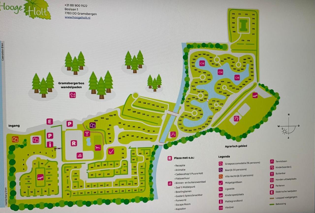 Vijverzicht 218 Met Whirlpool Gramsbergen Exteriör bild